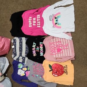 Bundle of size 2T long sleeve tees
